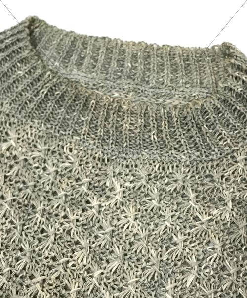 amachi.（アマチ）amachi. (アマチ) Paesina Stone Knit Vest グリーン サイズ:5の古着・服飾アイテム