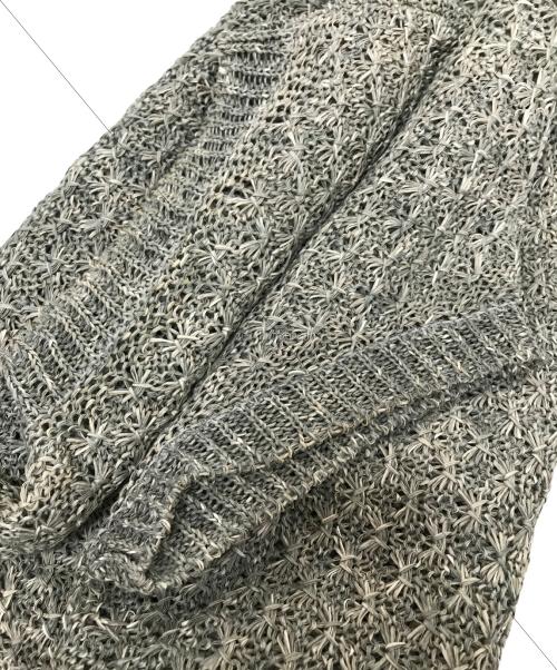 amachi.（アマチ）amachi. (アマチ) Paesina Stone Knit Vest グリーン サイズ:5の古着・服飾アイテム