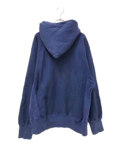 Champion REVERSE WEAVE（チャンピオン リバース ウィーブ）Champion REVERSE WEAVE (チャンピオンリバースウィーブ) 80'sカレッジプルオーバーパーカー ネイビー サイズ:Lの古着・服飾アイテム