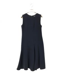 theory（セオリー）の古着「Classic Crepe Asym Drape DR」｜ネイビー