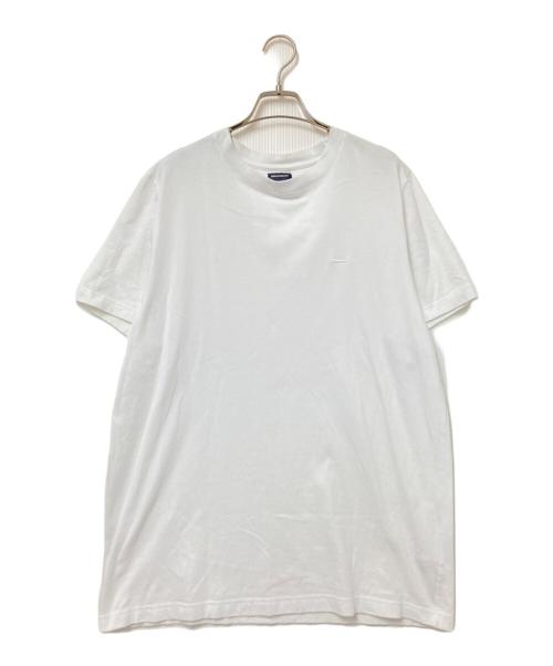 DESCENDANT（ディセンダント）DESCENDANT (ディセンダント) ロゴ刺繍Tシャツ ホワイト サイズ:2の古着・服飾アイテム