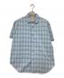 sanca（サンカ）の古着「DOBBY CHECK MINIMAL S/S SHIRTS」｜ブルー