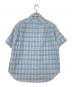 sanca (サンカ) DOBBY CHECK MINIMAL S/S SHIRTS ブルー サイズ:1：3980円