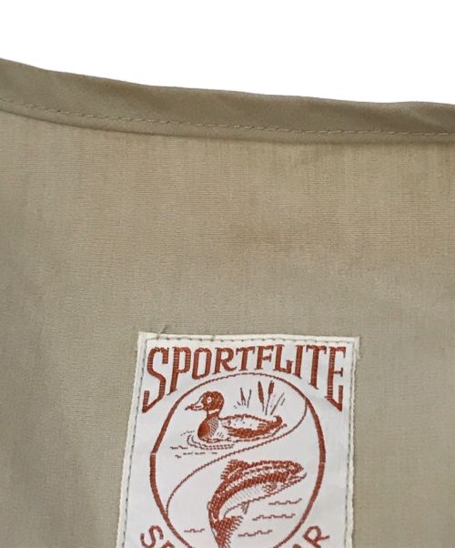 SPORTFLITE（スポーツライフ）SPORTFLITE (スポーツライフ) フィッシングベスト ベージュ サイズ:Ｍの古着・服飾アイテム