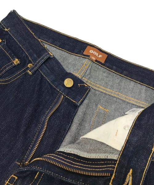 GOLF（ゴルフ）GOLF (ゴルフ) デニムパンツ インディゴ サイズ:下記参照の古着・服飾アイテム