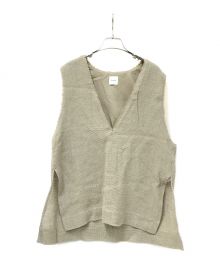 Spick and Span（スピック＆スパン）の古着「リネンツイードベスト」｜ベージュ