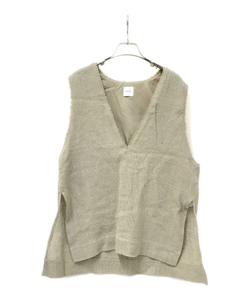 Spick and Span（スピック＆スパン）Spick and Span (スピックアンドスパン) リネンツイードベスト ベージュ サイズ:下記参照の古着・服飾アイテム