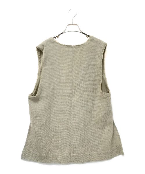 Spick and Span（スピック＆スパン）Spick and Span (スピックアンドスパン) リネンツイードベスト ベージュ サイズ:下記参照の古着・服飾アイテム