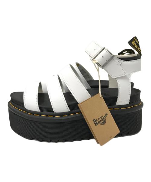 Dr.Martens（ドクターマーチン）Dr.Martens (ドクターマーチン) ブレアークアッドホワイトハイドロ ホワイト×ブラック サイズ:US:8Lの古着・服飾アイテム