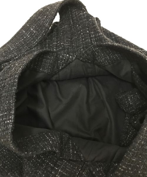 LIDnM（リドム）LIDnM (リドム) TWEED 3D LARGE BAG ブラック サイズ:Fの古着・服飾アイテム