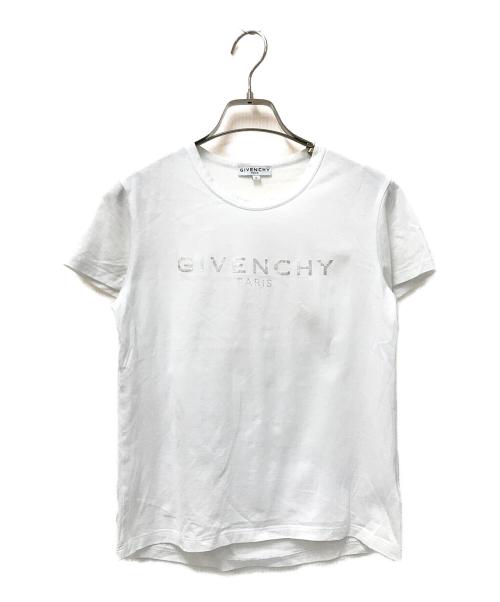 GIVENCHY（ジバンシィ）GIVENCHY (ジバンシィ) White Shatter Logo T-Shirt ホワイト サイズ:12キッズ規格の古着・服飾アイテム