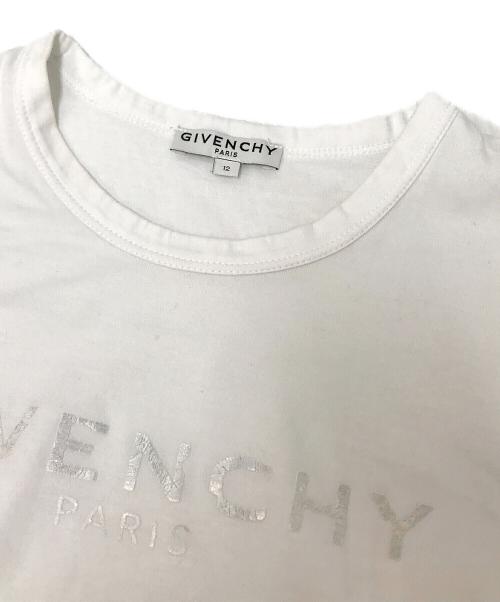 GIVENCHY（ジバンシィ）GIVENCHY (ジバンシィ) White Shatter Logo T-Shirt ホワイト サイズ:12キッズ規格の古着・服飾アイテム