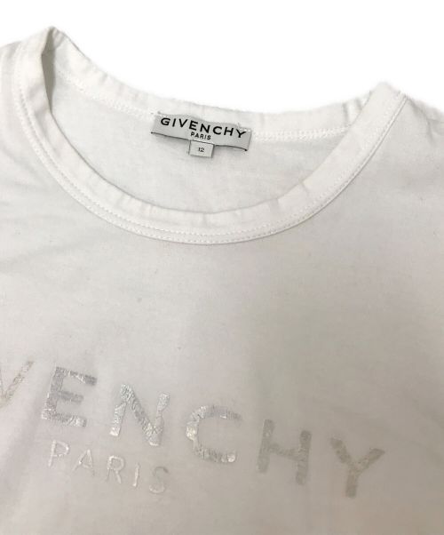 GIVENCHY（ジバンシィ）GIVENCHY (ジバンシィ) White Shatter Logo T-Shirt ホワイト サイズ:12キッズ規格の古着・服飾アイテム