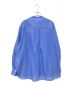IENA (イエナ) シアー バンドカラーシャツ ブルー サイズ:38：5000円