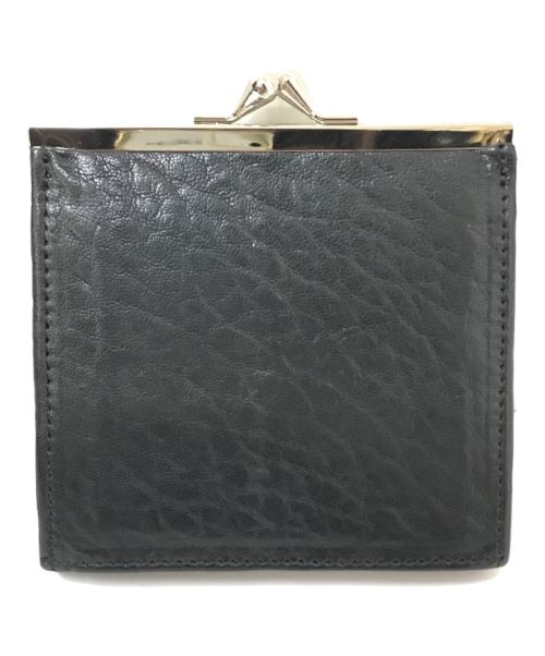 pomtata（ポンタタ）pomtata (ポンタタ) ラムレザーがま口財布 ブラック サイズ:下記参照の古着・服飾アイテム