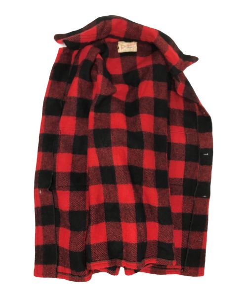 greatwestern（グレートウエスタン）greatwestern (グレートウエスタン) バッファローチェックシャツジャケット レッド サイズ:下記参照の古着・服飾アイテム