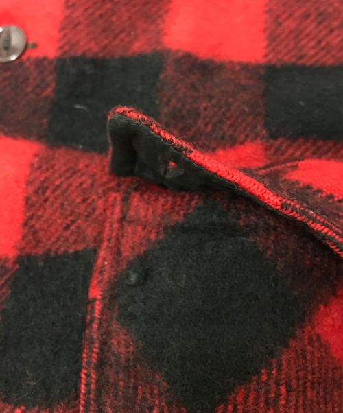 greatwestern（グレートウエスタン）greatwestern (グレートウエスタン) バッファローチェックシャツジャケット レッド サイズ:下記参照の古着・服飾アイテム