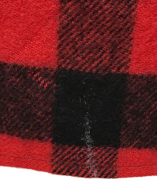 greatwestern（グレートウエスタン）greatwestern (グレートウエスタン) バッファローチェックシャツジャケット レッド サイズ:下記参照の古着・服飾アイテム