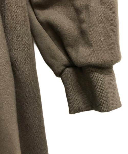 maison de lyla（メゾンドライラ）maison de lyla (メゾンドライラ) ウエストタックパーカーワンピ ブラウン サイズ:Freeの古着・服飾アイテム