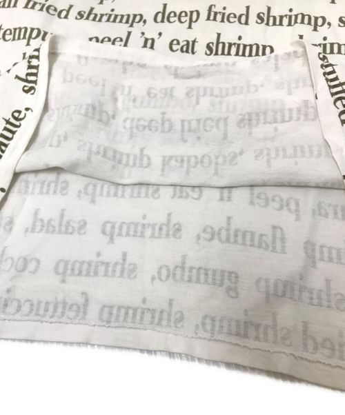 BUBBA GUMP（ババ ガンプ）BUBBA GUMP (ババ ガンプ) 90's総柄プリントTシャツ アイボリー サイズ:XLの古着・服飾アイテム