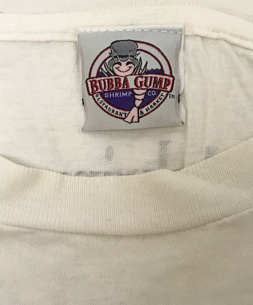 BUBBA GUMP（ババ ガンプ）BUBBA GUMP (ババ ガンプ) 90's総柄プリントTシャツ アイボリー サイズ:XLの古着・服飾アイテム