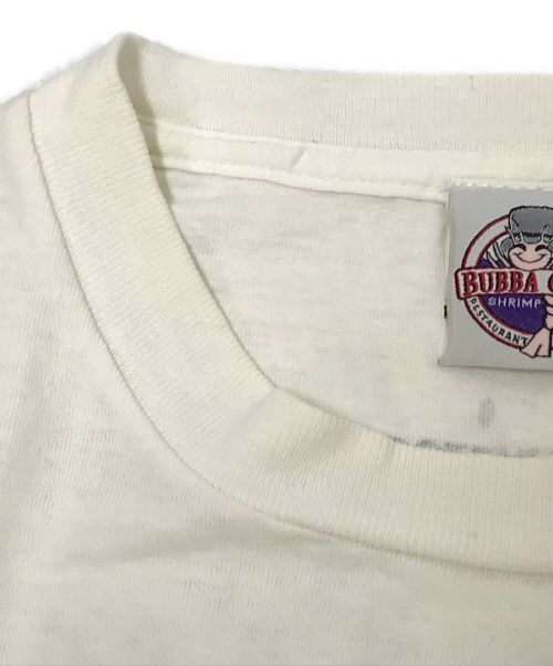 BUBBA GUMP（ババ ガンプ）BUBBA GUMP (ババ ガンプ) 90's総柄プリントTシャツ アイボリー サイズ:XLの古着・服飾アイテム