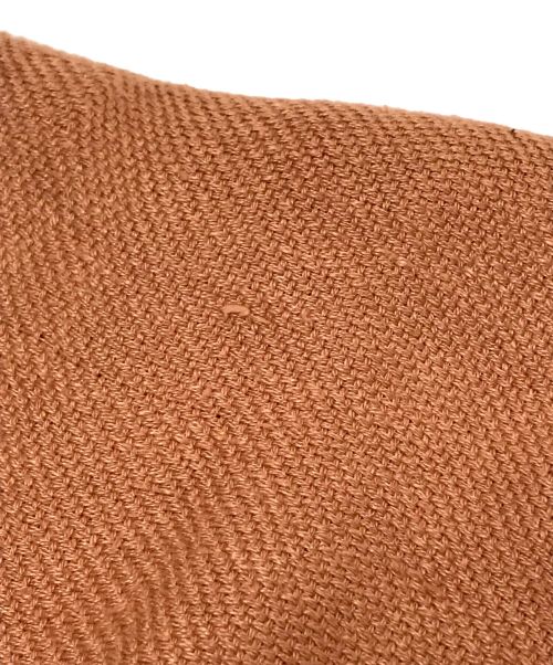 ASAUCE MELER（アソースメレ）ASAUCE MELER (アソースメレ) ソフトヘンプルーズツイルストール テラコッタ サイズ:下記参照の古着・服飾アイテム