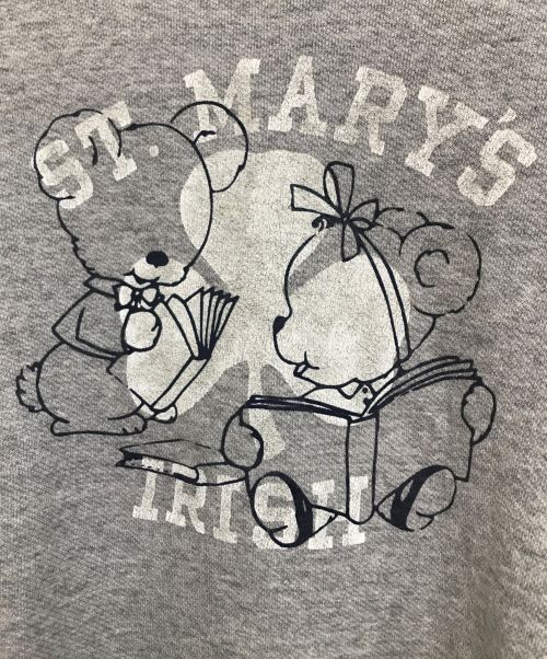 UNDERCOVERISM（アンダーカバーイズム）UNDERCOVERISM (アンダーカバーイズム) ST.MARY’S IRISH SWEATSHIRT グレー サイズ:2の古着・服飾アイテム