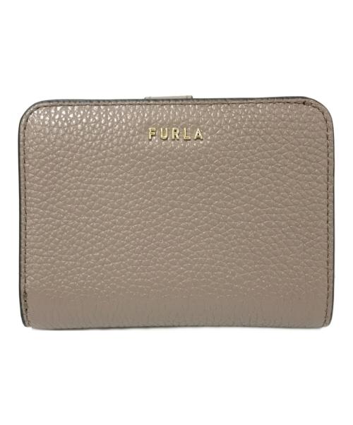 FURLA（フルラ）FURLA (フルラ) RITZY S コンパクトウォレット グレーの古着・服飾アイテム