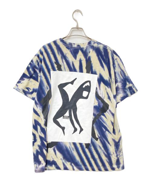 TOGA VIRILIS（トーガ ビリリース）TOGA VIRILIS (トーガ ビリリース) タイダイクルーネックTシャツ ネイビー×ベージュ サイズ:下記参照の古着・服飾アイテム