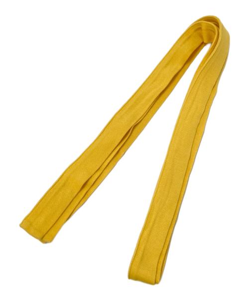 LACOSTE（ラコステ）LACOSTE (ラコステ) ベルト付ノースリーブワンピース イエロー サイズ:38の古着・服飾アイテム