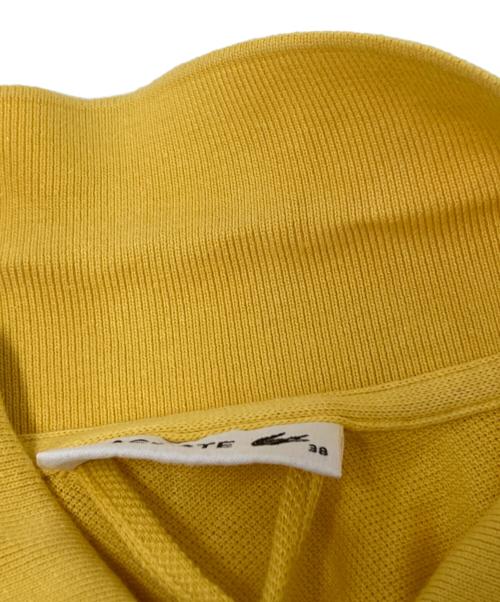 LACOSTE（ラコステ）LACOSTE (ラコステ) ベルト付ノースリーブワンピース イエロー サイズ:38の古着・服飾アイテム