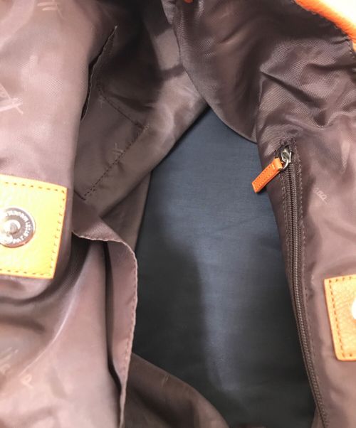 Hamano（ハマノ）Hamano (ハマノ) チャーム付レザーバッグ オレンジ サイズ:下記参照の古着・服飾アイテム