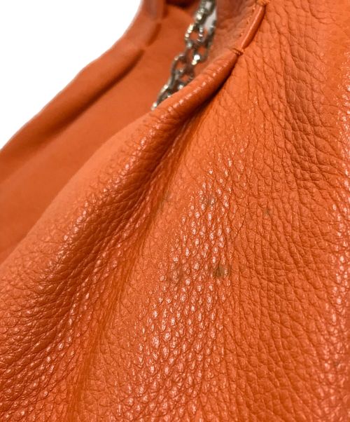 Hamano（ハマノ）Hamano (ハマノ) チャーム付レザーバッグ オレンジ サイズ:下記参照の古着・服飾アイテム