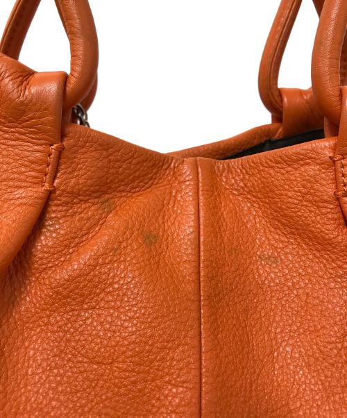 Hamano（ハマノ）Hamano (ハマノ) チャーム付レザーバッグ オレンジ サイズ:下記参照の古着・服飾アイテム
