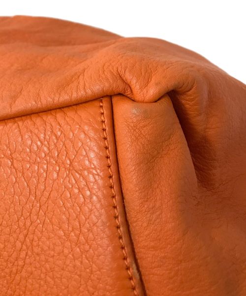 Hamano（ハマノ）Hamano (ハマノ) チャーム付レザーバッグ オレンジ サイズ:下記参照の古着・服飾アイテム