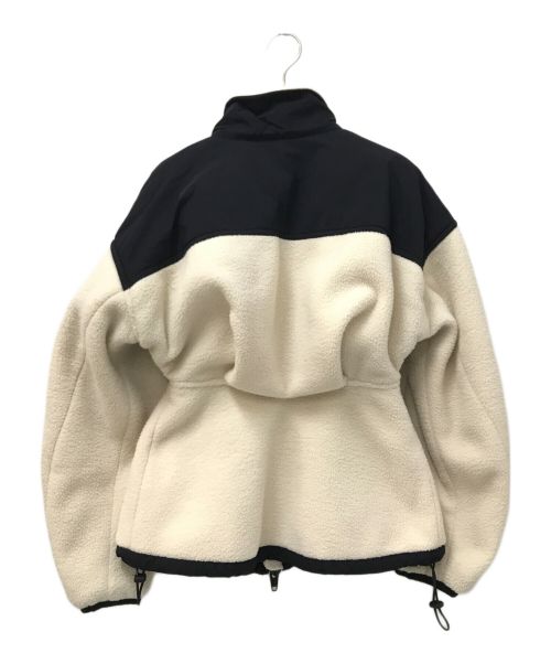 ALEXANDER WANG（アレキサンダー・ワン）ALEXANDER WANG (アレキサンダーワン) Oversized Fleece Jacket アイボリー×ブラック サイズ:XSの古着・服飾アイテム
