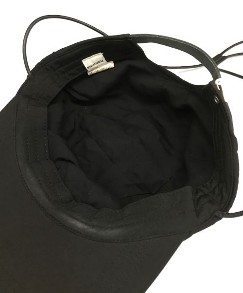 TODAYFUL（トゥデイフル）TODAYFUL (トゥデイフル) Leather Cord Cap ブラックの古着・服飾アイテム