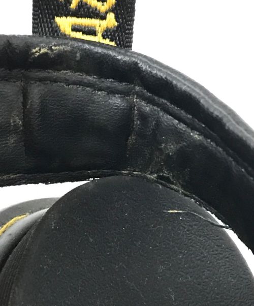 Dr.Martens（ドクターマーチン）Dr.Martens (ドクターマーチン) エナメルストラップサンダル ブラック サイズ:US:6Lの古着・服飾アイテム