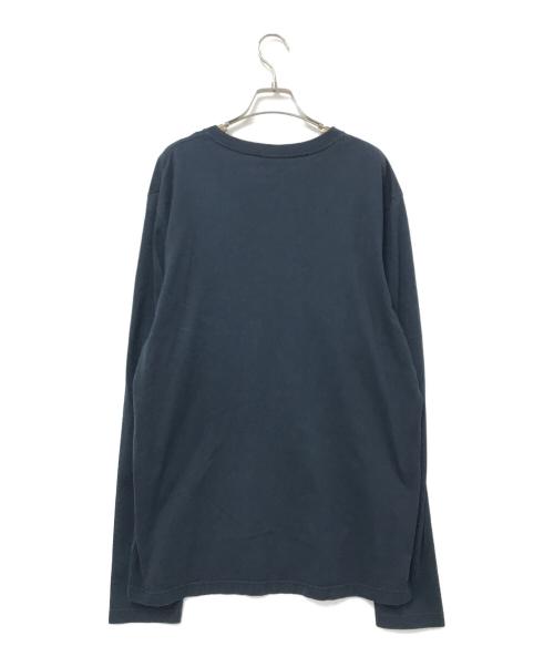 PS Paul Smith（ＰＳポールスミス）PS Paul Smith (ＰＳポールスミス) CLOUD ZEBRA ロングスリーブプリントTシャツ ネイビー サイズ:XXLの古着・服飾アイテム