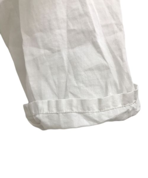 mizuiro-ind（ミズイロインド）mizuiro-ind (ミズイロインド) レース切替コットンシャツブラウス ホワイト サイズ:FREEの古着・服飾アイテム