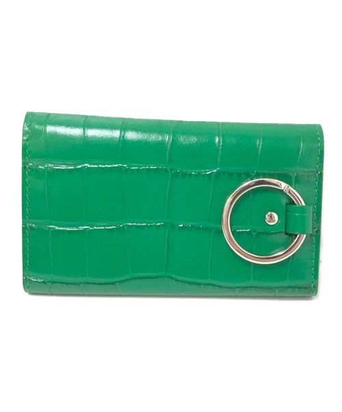 BALENCIAGA（バレンシアガ）BALENCIAGA (バレンシアガ) ペーパー型押し6連キーケース グリーン サイズ:下記参照の古着・服飾アイテム