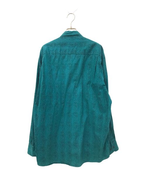 GAP（ギャップ）GAP (ギャップ) ペイズリー柄BDシャツ グリーン サイズ:Lの古着・服飾アイテム