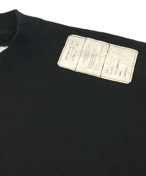 N.HOOLYWOOD（エヌ ハリウッド）N.HOOLYWOOD (エヌ ハリウッド) CREWNECK LONG SLEEVE ブラック サイズ:36の古着・服飾アイテム