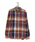 FUJITO（フジト）の古着「コットンリネンマドラスチェックチェックシャツ」｜ブラウン