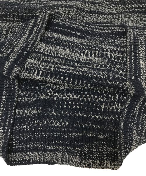 YOKE（ヨーク）YOKE (ヨーク) 5G OVERSIZED V-NECK KNIT VEST ネイビー サイズ:Mの古着・服飾アイテム