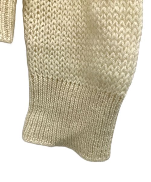 Saint Laurent Paris（サンローランパリ）Saint Laurent Paris (サンローランパリ) インターシャパターンプルオーバー アイボリー サイズ:XSの古着・服飾アイテム