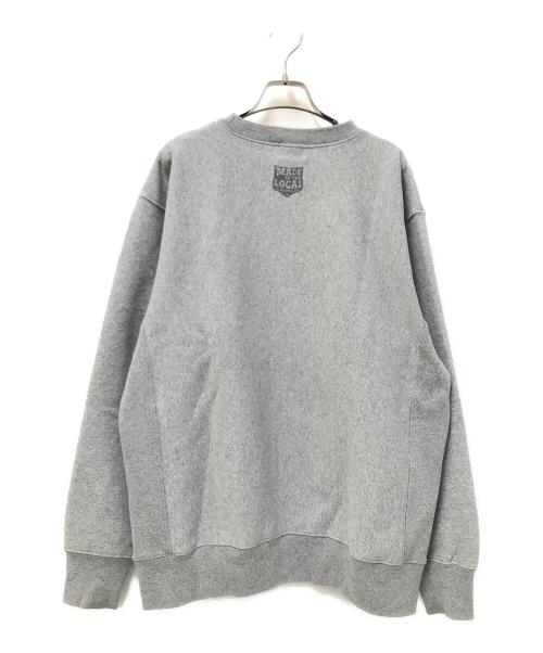 good heller（グッドヘラー）good heller (グッドヘラー) プリントスウェット グレー サイズ:XLの古着・服飾アイテム