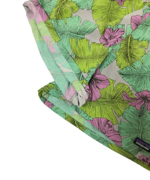 Patagonia（パタゴニア）Patagonia (パタゴニア) BAGGIES SHORTS グリーン×ピンク サイズ:Sの古着・服飾アイテム