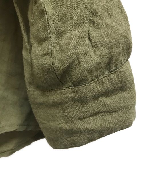 Loungedress（ラウンジドレス）Loungedress (ラウンジドレス) リネンバックタイシャツ オリーブ サイズ:FREEの古着・服飾アイテム